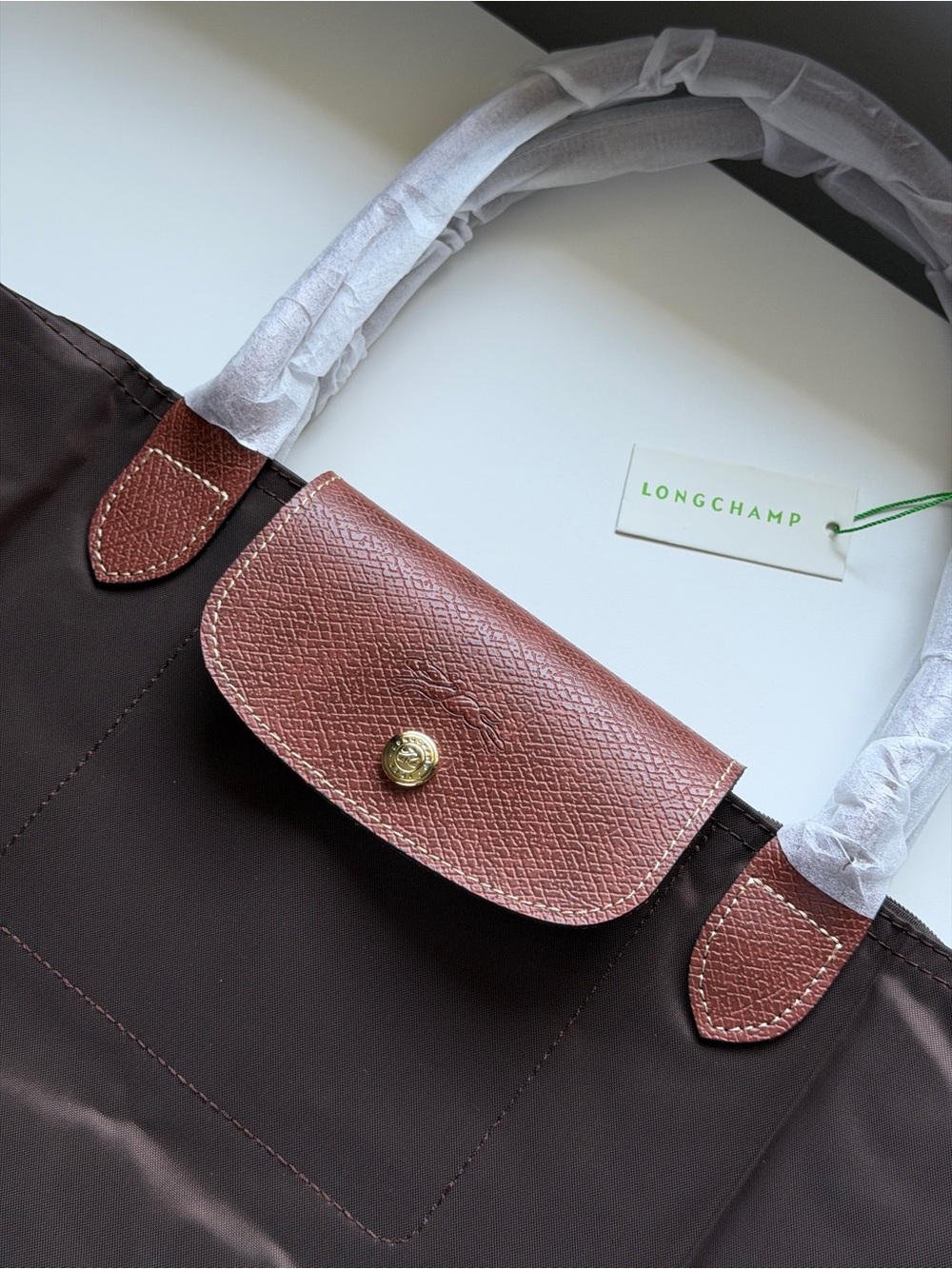 Longchamp Brown Large Tote Bag - Picture 8 of 8